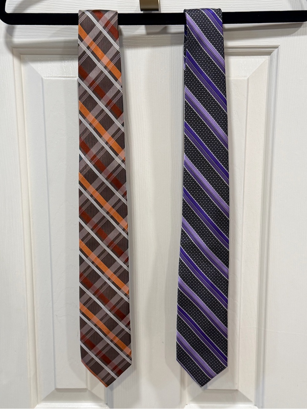 Pronto Uomo Couture Striped Neckties - Classic Plaid and Diagonal Styles